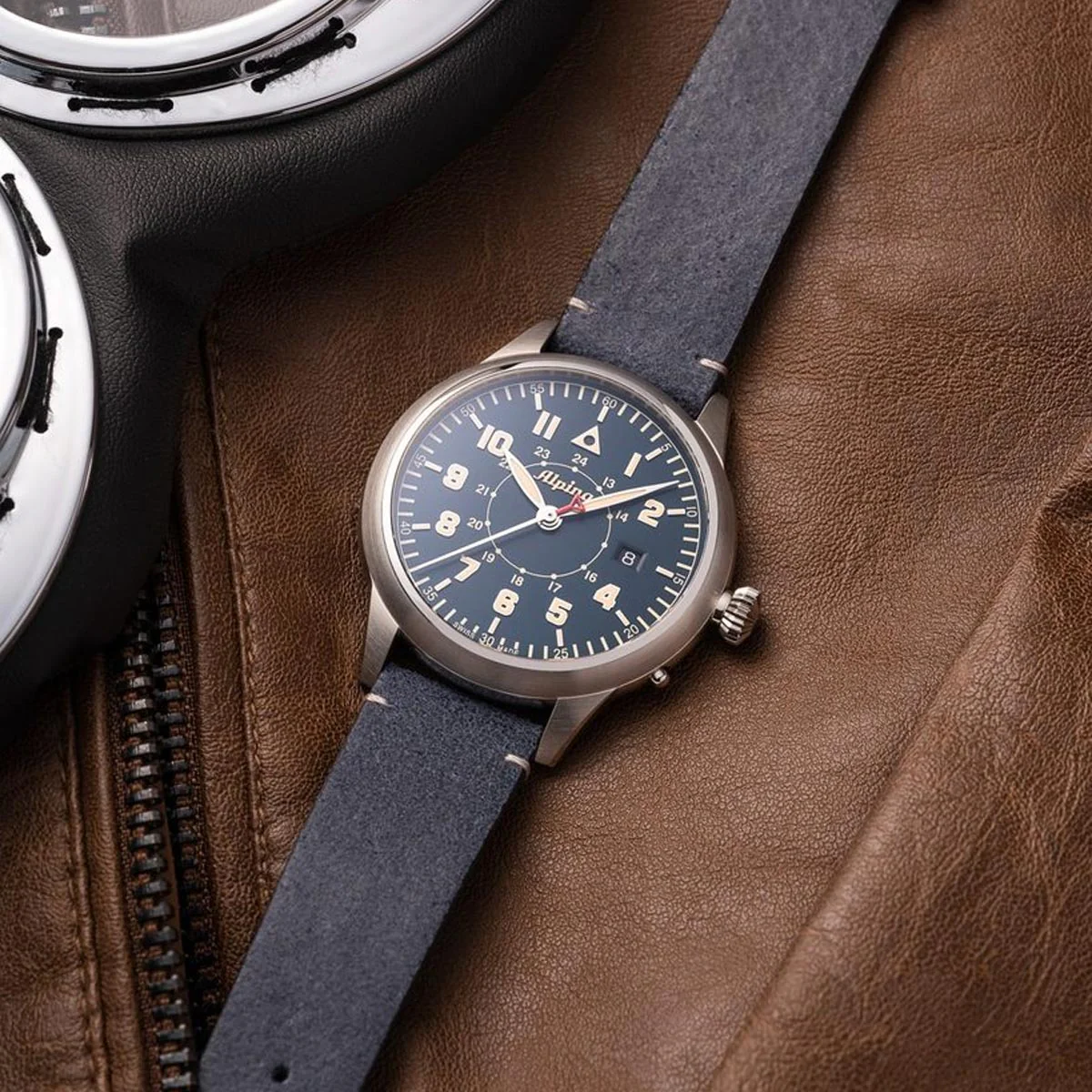 Alpina Startimer Pilot Heritage AL-525NBG4SH6 - Image 9