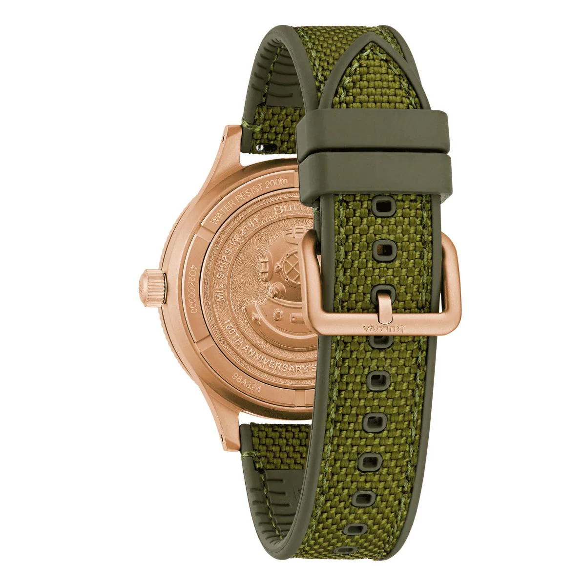 Bulova Mil Ships Bronze Special Edition 98A324 - Image 5