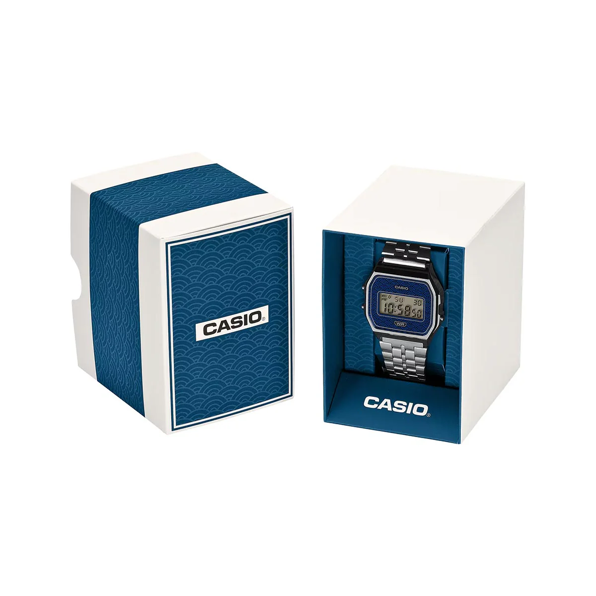 Casio Vintage Japan Seigaiha Pattern A159WEVJ-2 - Image 7
