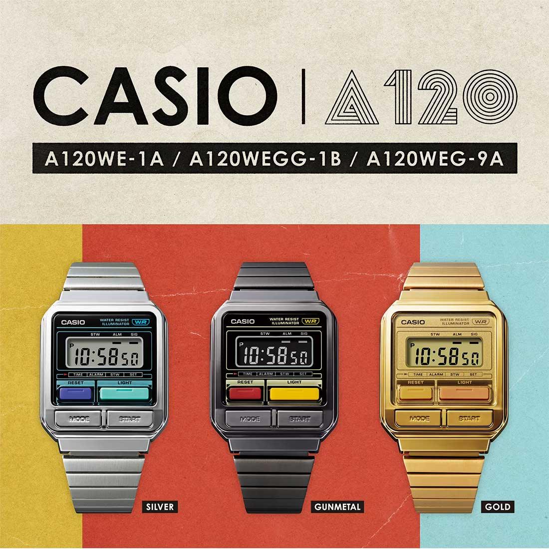 Casio Vintage Series Watch A120WE-1A - Image 2