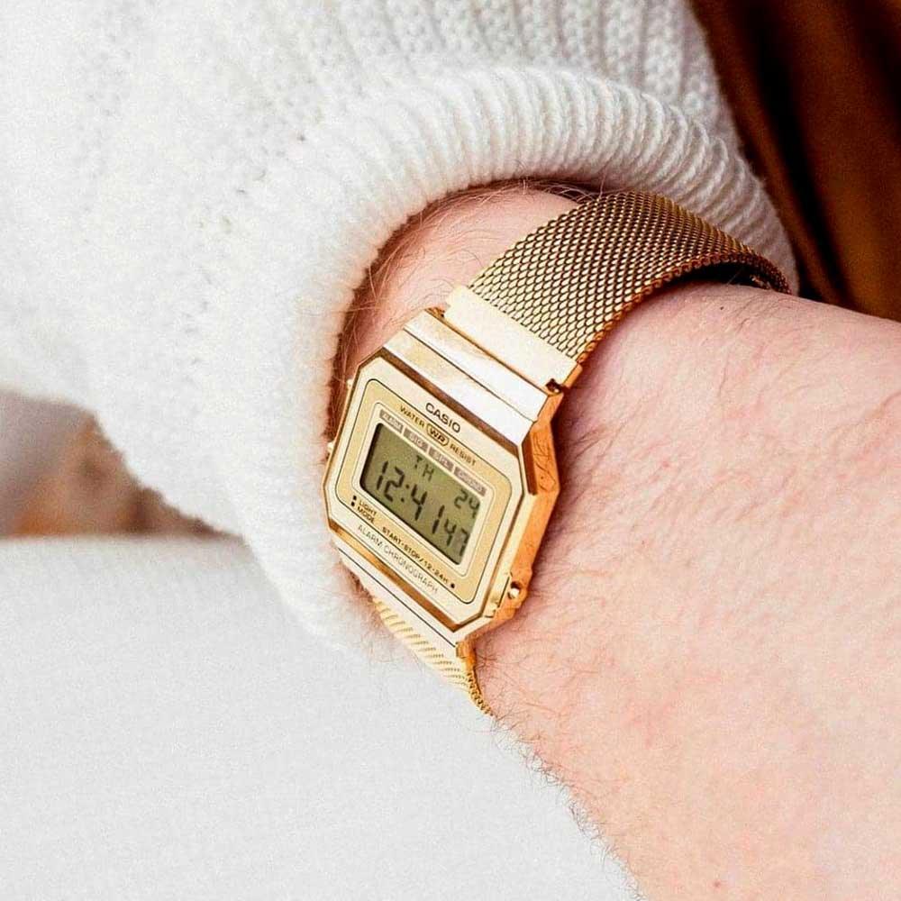 Casio Vintage Super Slim Watch A700WMG-9A - Image 4