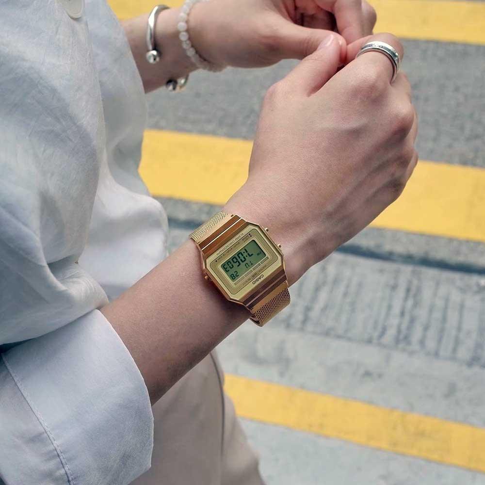 Casio Vintage Super Slim Watch A700WMG-9A - Image 5