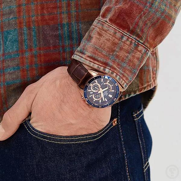 Edifice Chronograph Watch EFR-552GL-2AV - Image 4