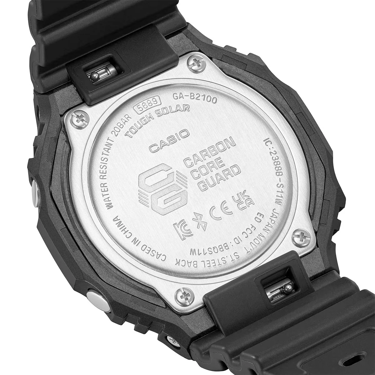 G-Shock Black & Bold Red GA-B2100BBR-1A - Image 4