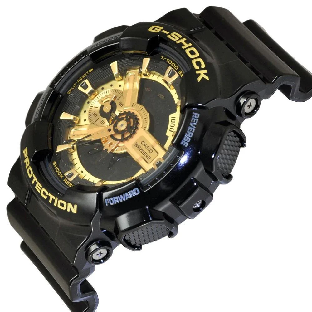 G-Shock Black Gold Watch GA-110GB-1A - Image 4