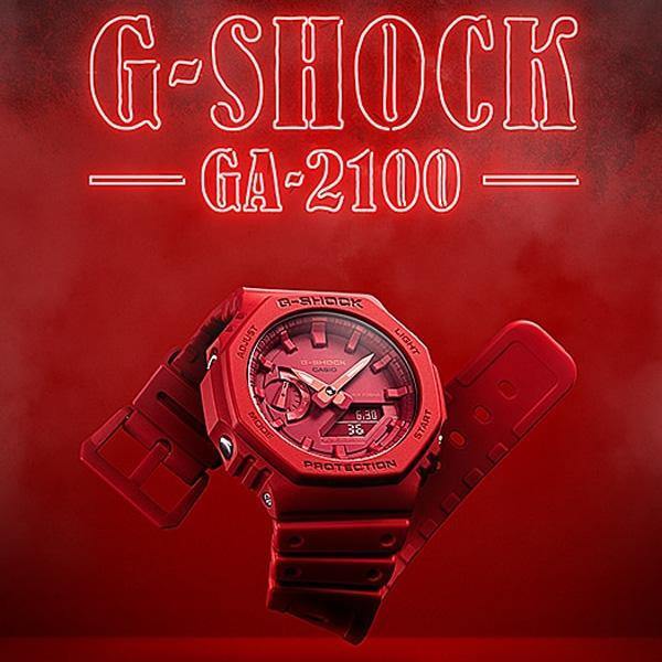 G-Shock Carbon Core Red GA-2100-4A - Image 2