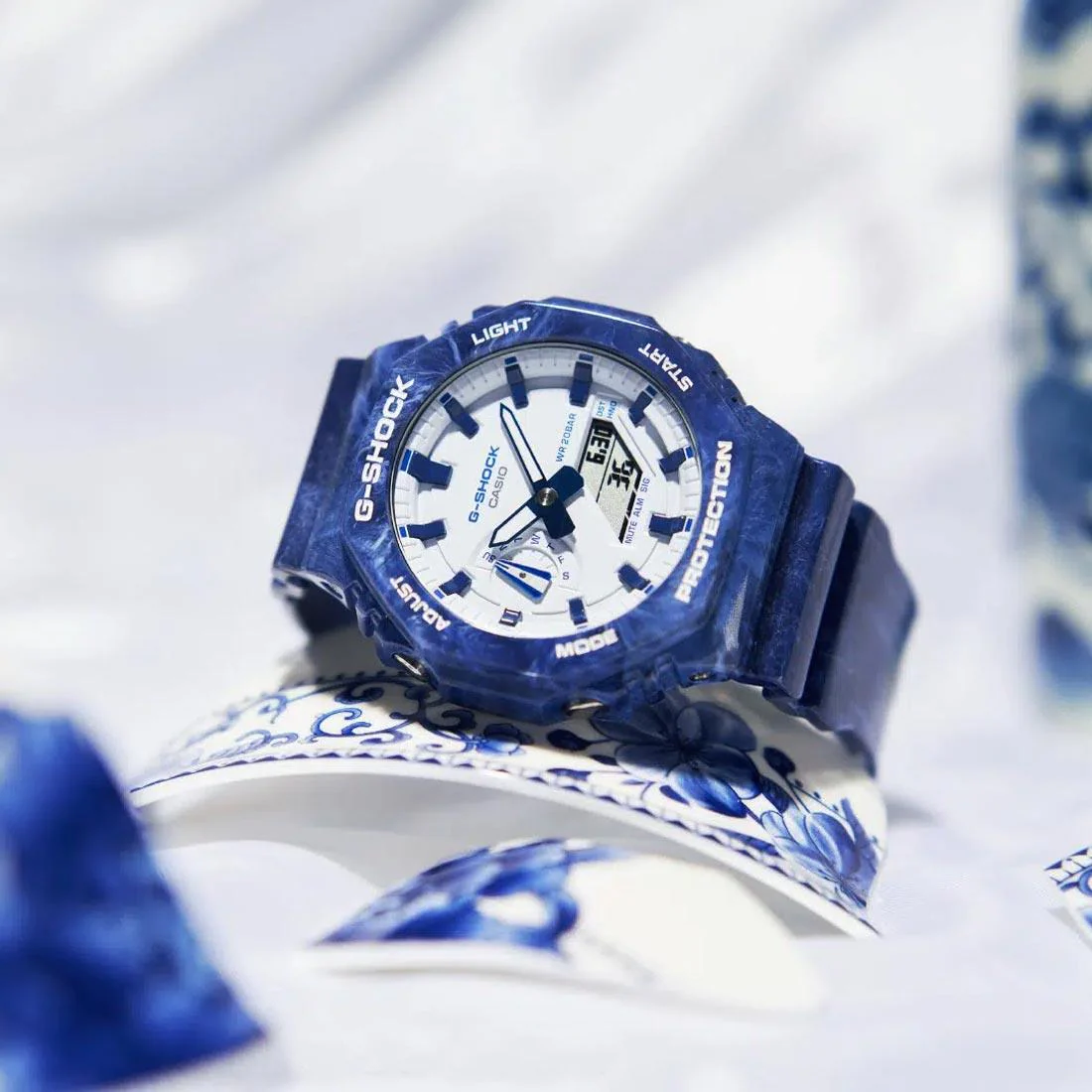 G-Shock Porcelain Edition Watch GA-2100BWP-2A - Image 5