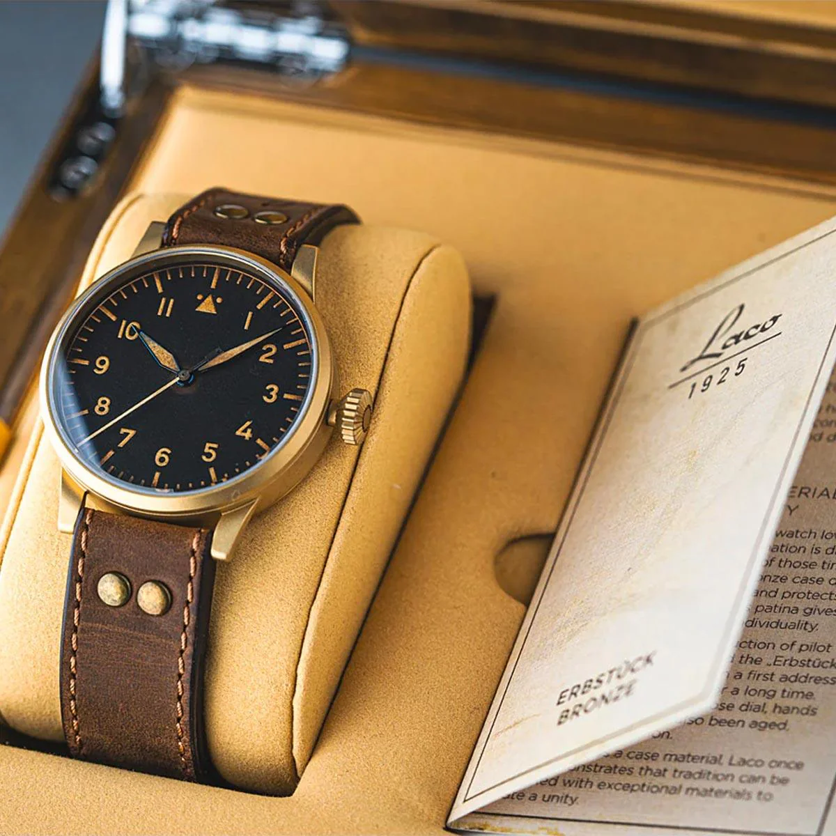 Laco Pilot Original Münster Bronze 42mm 862149 - Image 7