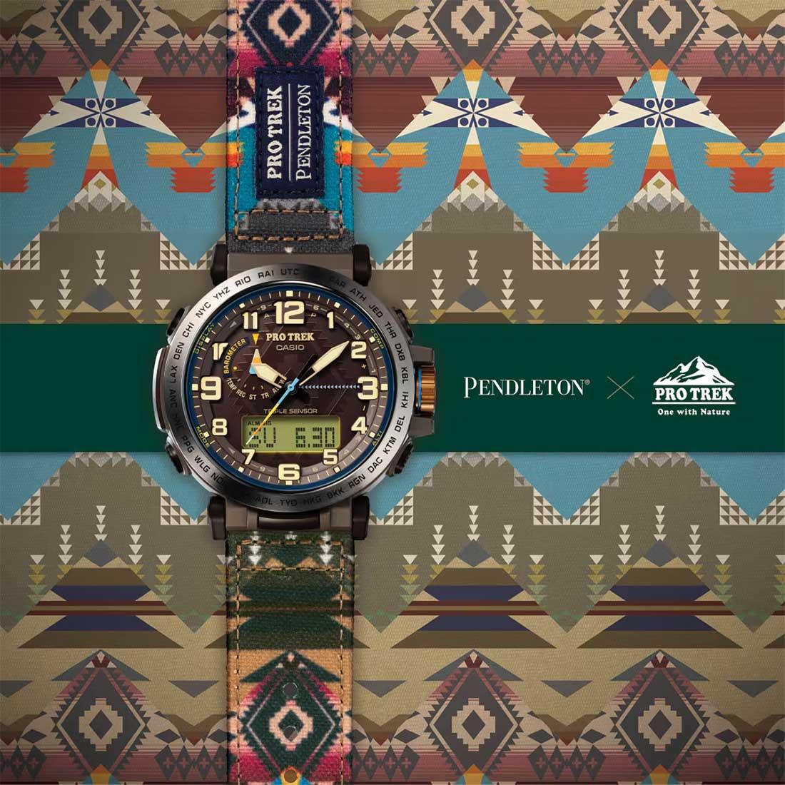 Pro Trek x Pendleton Watch PRG-601PE-5 - Image 2