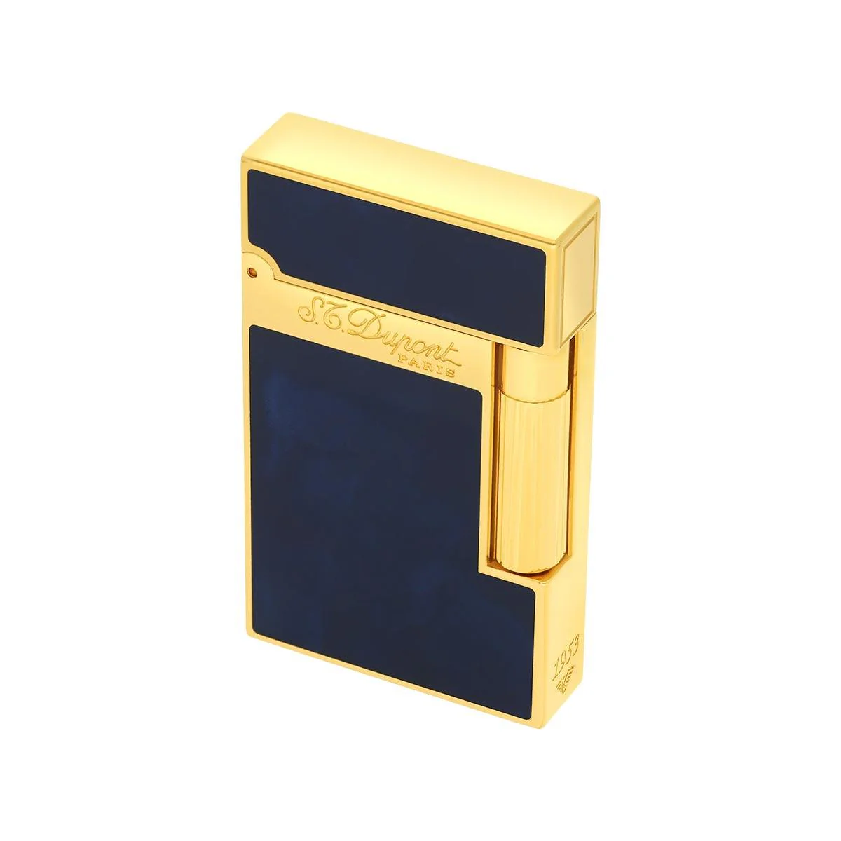 ST Dupont Ligne 2 Golden Blue Lighter 016134 - Image 5
