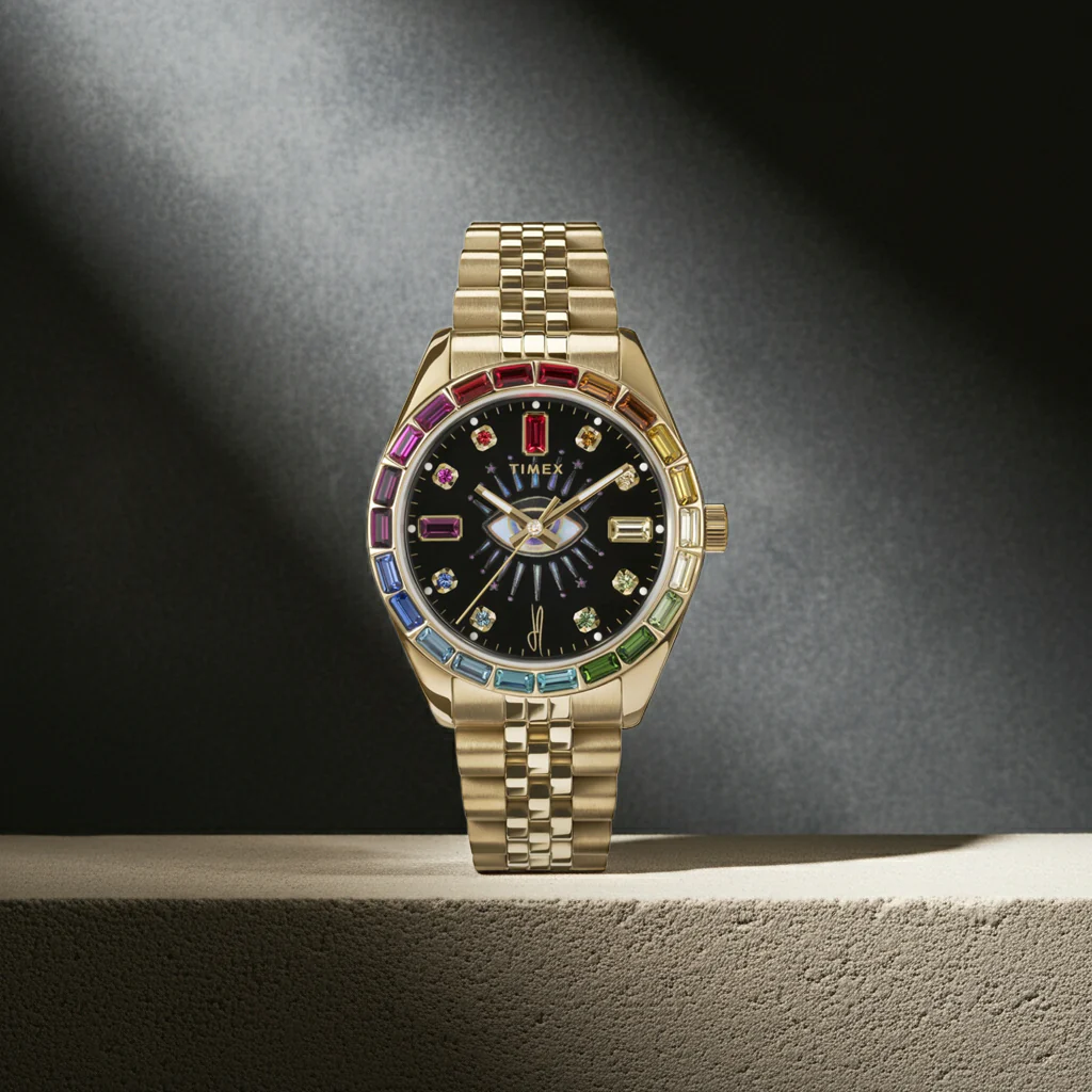 Timex x Jacquie Aiche Rainbow Crystals TW2Y19700 - Image 5