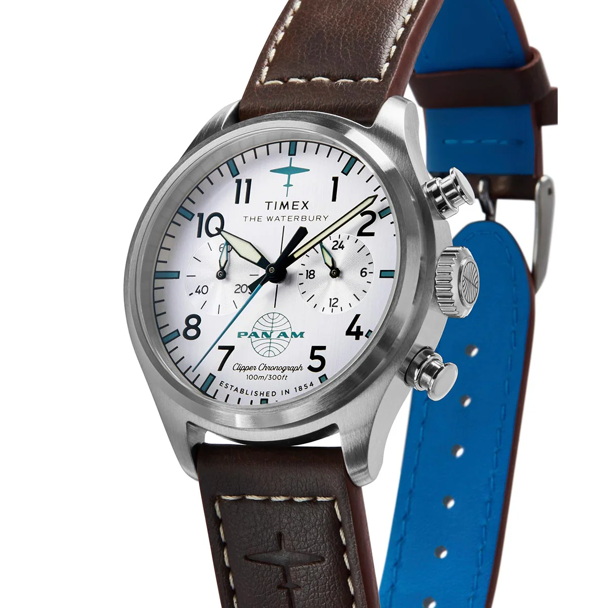 Timex x Pan Am Waterbury Chronograph TW2Y38700 - Image 4