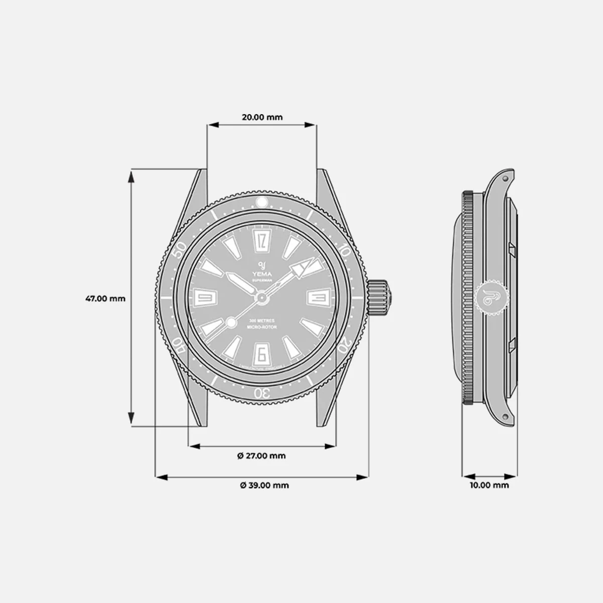 Yema Superman Skin Diver 12.24.99.SN.M3 - Image 14